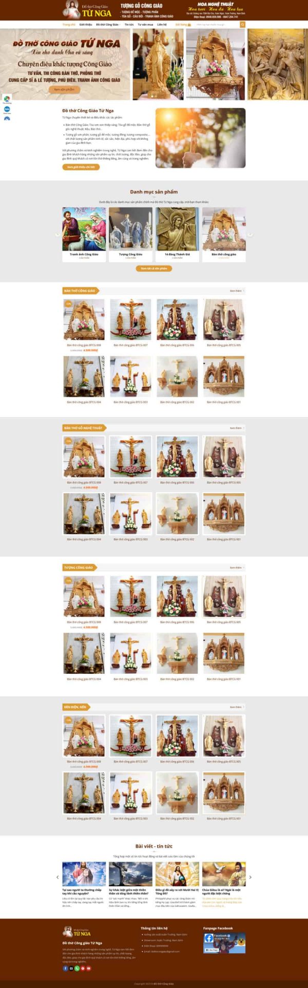 Theme wordpress bán đồ thờ cúng