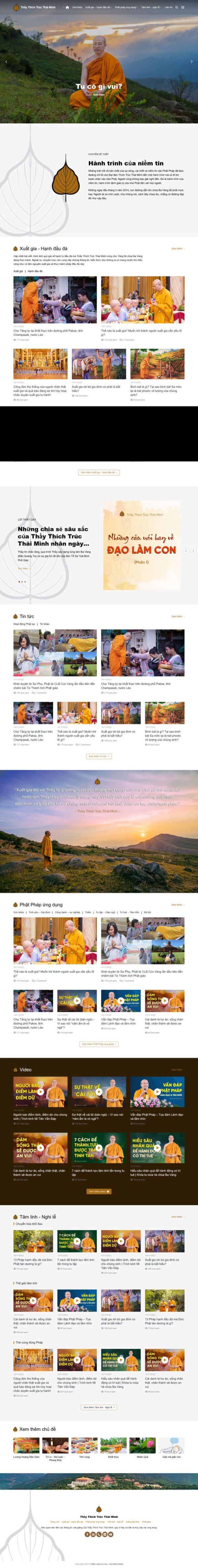 Theme wordpress chùa 3